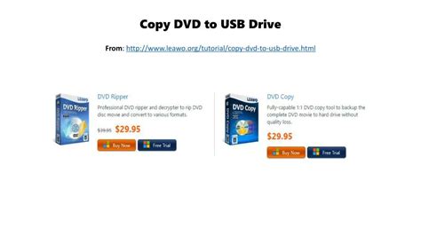 PPT - Copy DVD to USB Drive PowerPoint Presentation, free download - ID ...