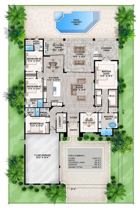 Home Plan: 013-2947 | Home Plan - Buy Home Designs | Beach house plans ...