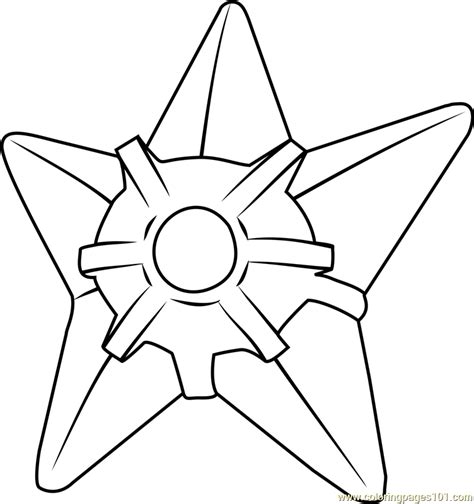 Coloring Pages Pokemon Staryu Drawings Pokemon Pokemon Coloring | The ...