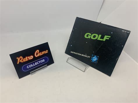 NES Manual Golf NTSC – Retro Game Collector