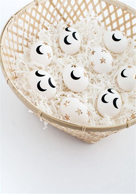 Stars & Crescent Moons Easter Egg DIY - Pottery Barn | Easter eggs diy ...