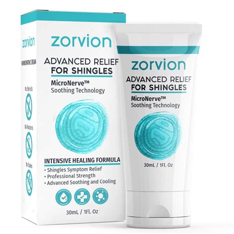 Zorvion Shingles Pain Relief Cream – Advanced Shingles Skincare – 3X ...