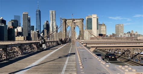 The Brooklyn Bridge Pedestrian Walkway Free Stock Video Footage ...