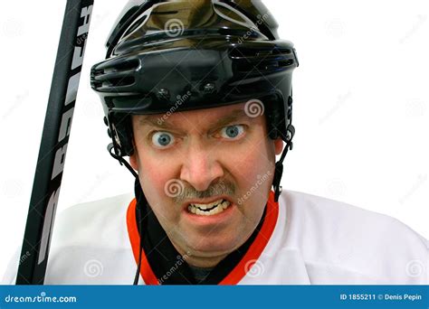 Hockey Player In The Penalty Box Stock Image - Image: 1855211