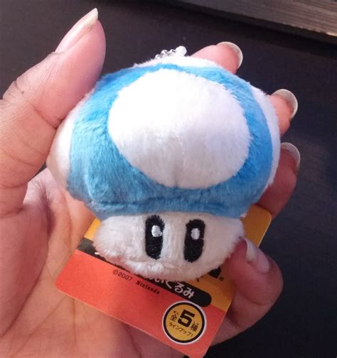 Super Mario Bros. Blue Mushroom Plush by 8BeadsStuff on Etsy