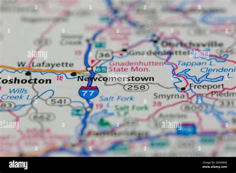 Newcomerstown map hi-res stock photography and images - Alamy