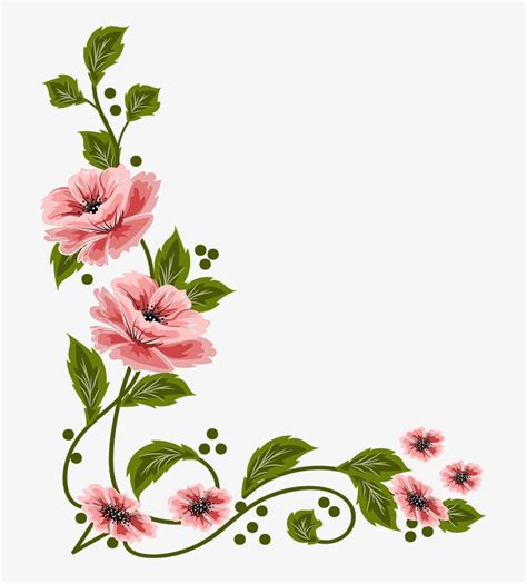 Vintage Flowers, Art Flowers, Flower Art, Creative - Png File Flower ...