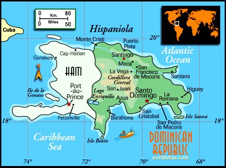 Hispaniola | Map, Haiti, Hispaniola