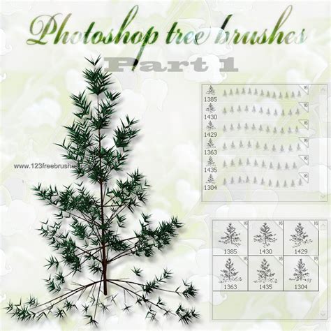 Christmas Tree | Photoshop Brushes Cs2 | 123Freebrushes