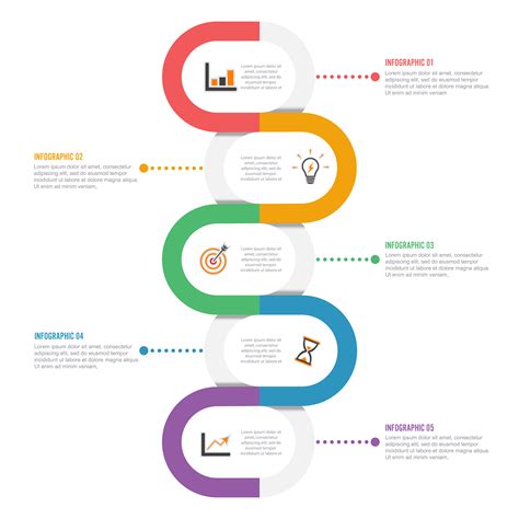 Horizontal Timeline Infographic Template