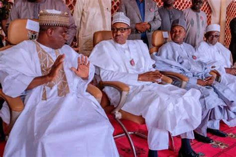 PHOTOS: President Buhari visits Shehu Shagari's family - Punch Newspapers