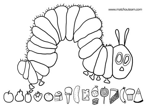 Get This The Very Hungry Caterpillar Coloring Pages Free for Kids - 34675