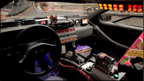 Back To The Future Delorean Interior Delorean Machine Interior ...