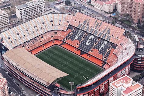 Stadio Mestalla, Valencia. | Estadio de futbol, Estadios, Valencia