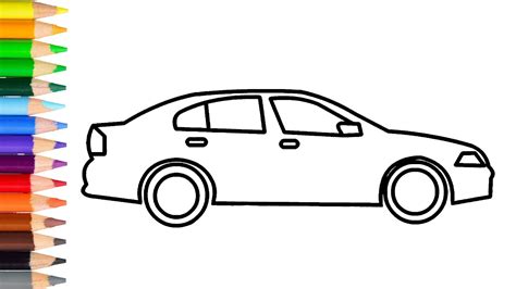 How To Draw A Car Video Stepbystep Pictures