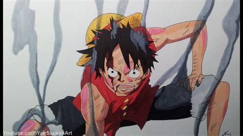 One Piece Luffy Gear Second Drawing