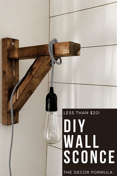 DIY Wall Sconces: How to make a frugal industrial-ish wall sconce — The ...