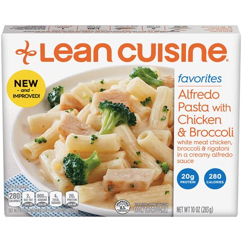 LEAN CUISINE FAVORITES Alfredo Pasta with Chicken & Broccoli, Frozen ...