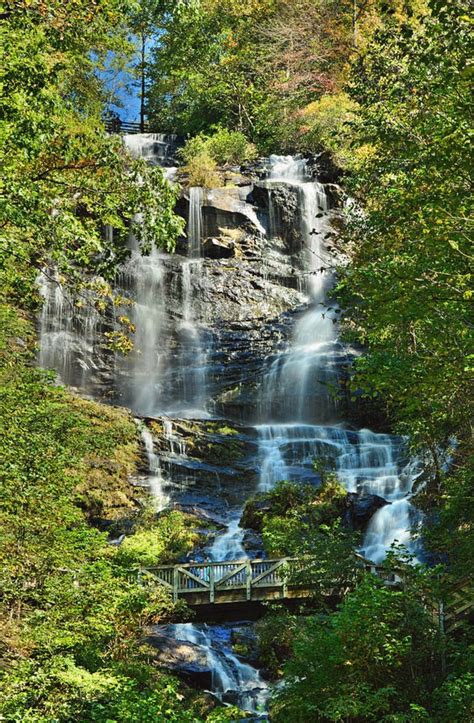 Amicalola Falls is a photograph by Ben Prepelka. Amicalola, Cherokee ...