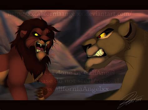 lion king 2 / redone scene / kovu's scar by xxCaliforniaAngelxx on ...