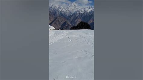 apna uttarakhand #shorts #uttarakhand#snowfall #skating #uttarkashi # ...