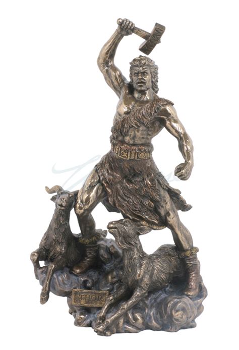 - Thor Norse God Of Thunder Statue #WU69115A4