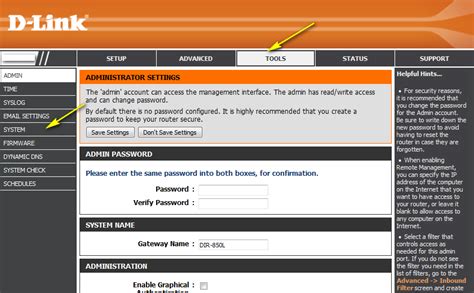 How to back up the DIR-868L router configuration? | D-Link UK