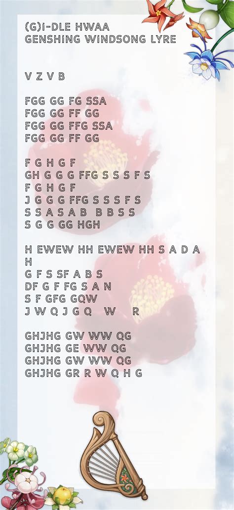 How I play the Genshin Windsong Lyre • (G)I-DLE HWAA