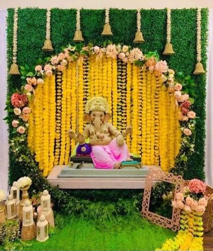 24 Ganpati Flower Decoration Ideas for 2024