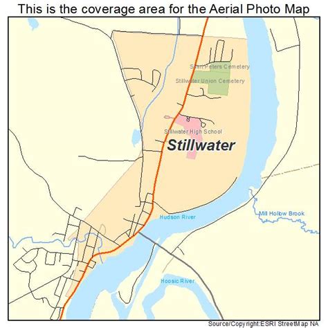 Aerial Photography Map of Stillwater, NY New York