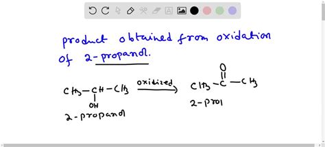 SOLVED: Oxidation of 2-Methyl-2-propanol with PCC will give which of ...