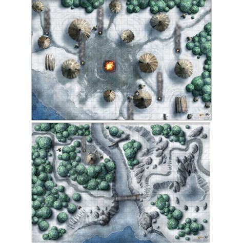 D&D: Icewind Dale: Rime of the Frostmaiden Map Set [GF972805]