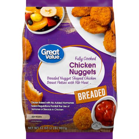 Great Value Chicken Nuggets, 32 oz (Frozen) - Walmart.com