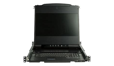 StarTech.com Rackmount KVM Console HD 1080p - Single Port VGA KVM w/17 ...