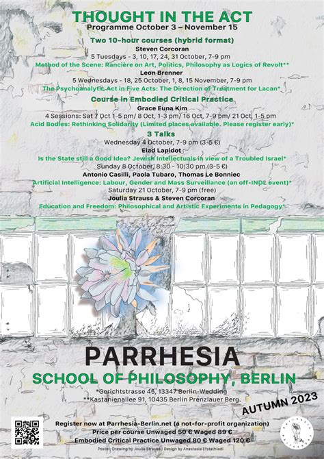 Parrhesia Philosophy School Berlin