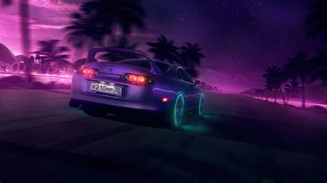 1920x1080 NeonNight Toyota Supra 4k Laptop Full HD 1080P ,HD 4k ...