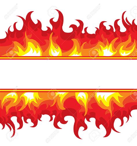 Flame Border Vector at GetDrawings | Free download