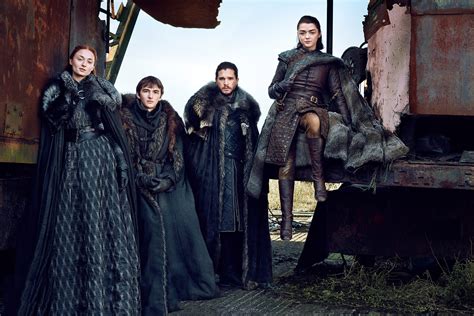 Game Of Thrones Season 7 Bran Stark Sansa Stark Jon Snow Arya Stark ...