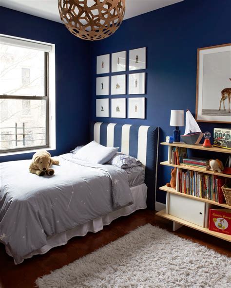 Boy's bedroom with Symphony Blue paint Boys Bedroom Colors, Bedroom ...