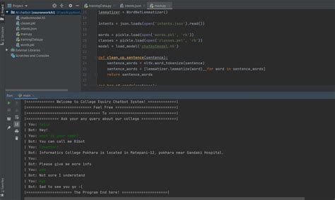 AI Chatbot In Python With Source Code - Source Code & Projects