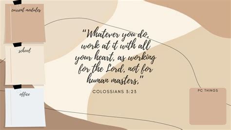 Colossians 3:23 | Bible verse desktop wallpaper, Wallpaper bible ...