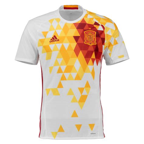 adidas Mens Spain Football Team Away Shirt Jersey Kit Top Tee Euro 2016 ...