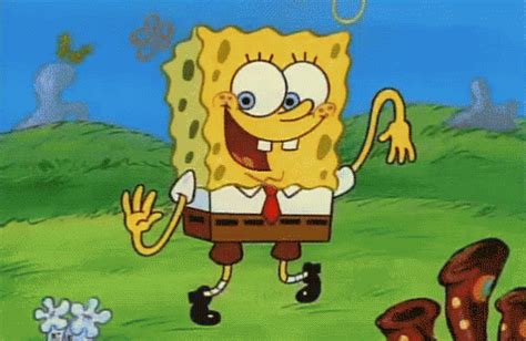 Spongebob Excited GIF - Spongebob Dance - Discover & Share GIFs