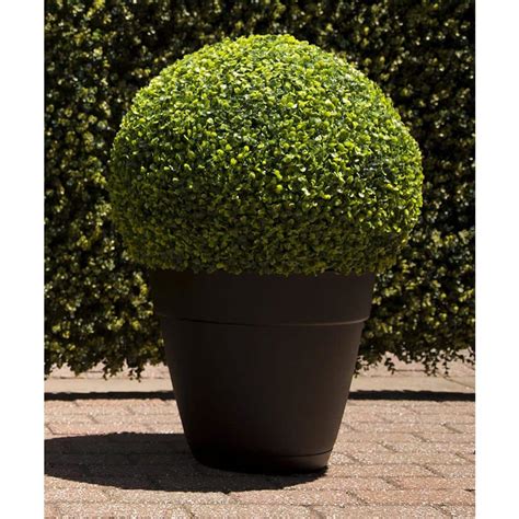 Ejoy 22 in. H x 22 in. W x 22 in. D Artificial Decorative Boxwood Ball ...