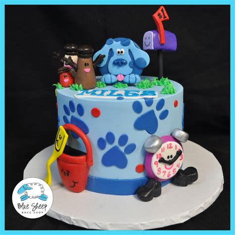 Blue's Clues Birthday Cake | Blue Sheep Bake Shop 2nd Birthday Cake Boy ...