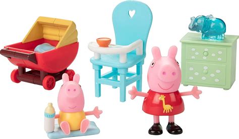 Peppa Pig PEP0493 Visit to Baby Alexander Toy Figures Set: Amazon.de: Toys