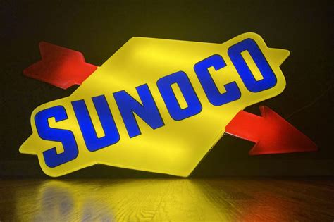 No Reserve: Illuminated Sunoco Sign for sale on BaT Auctions - sold for ...