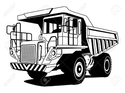 Dump Truck Vector at GetDrawings | Free download