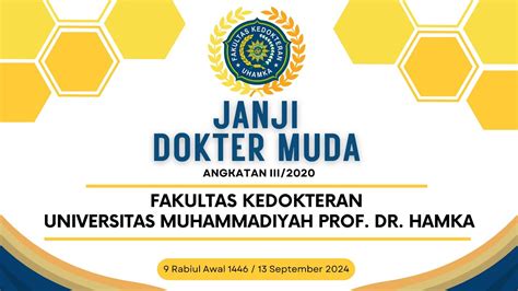 Janji Dokter Muda Angkatan III/2020 Fakultas Kedokteran UHAMKA - YouTube