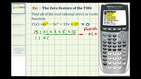 Find Real Zeros Calculator